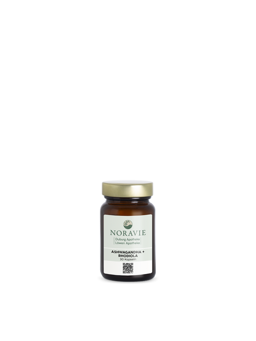 Noravie Ashwagandha und Rhodiola 30 Kapseln