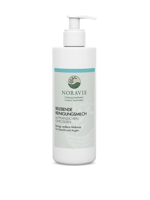 Noravie Belebende Reinigungsmilch mit pflanzlichen Glykosiden 400 ml