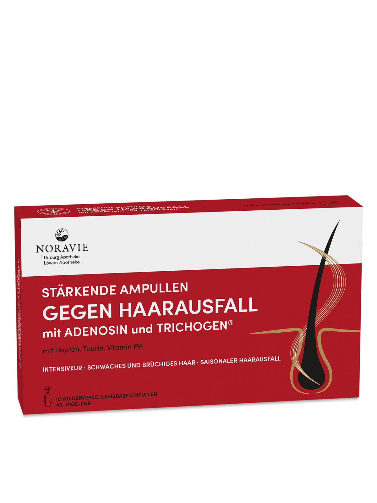 Noravie Stärkende Ampullen gegen Haarausfall 10 x 10 ml