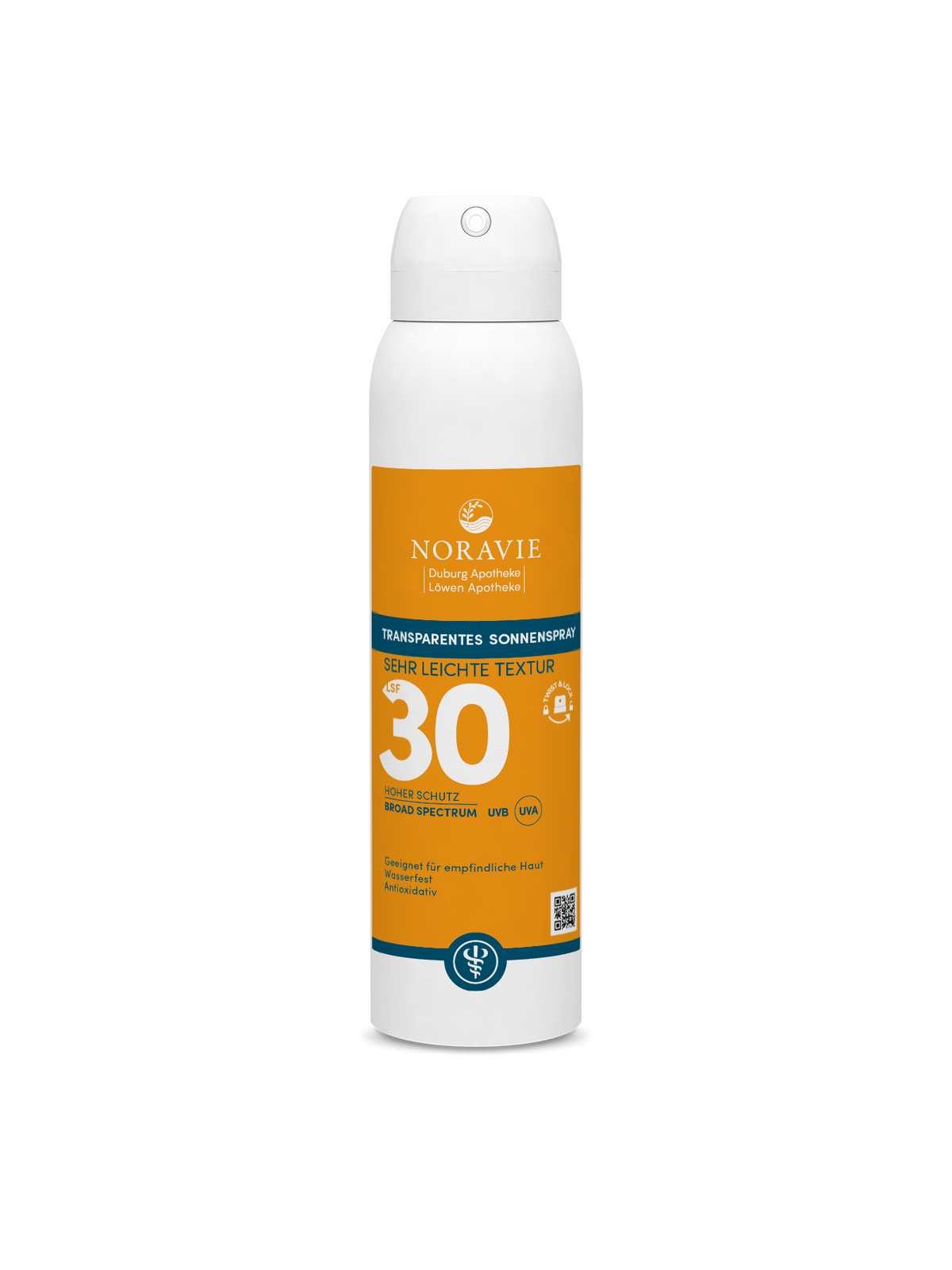 Noravie Transparentes Sonnenspray LSF 30 200 ml